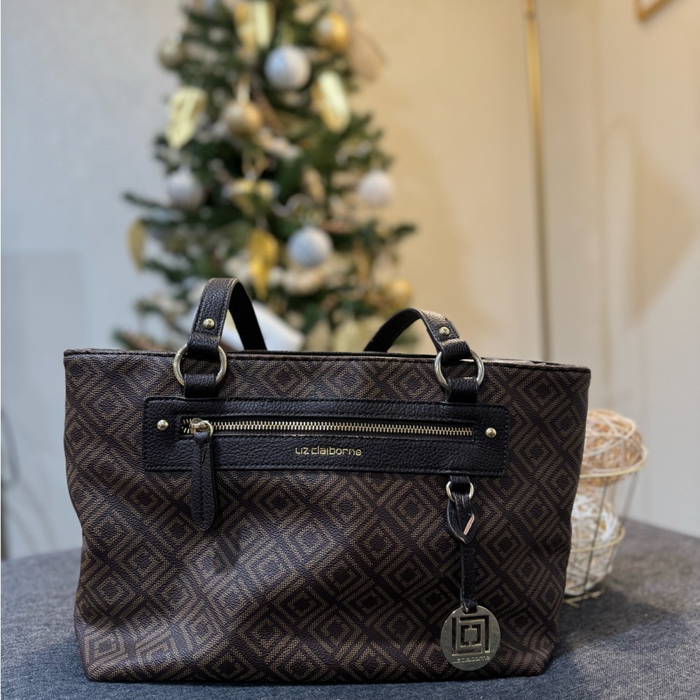 Liz Claiborne Women’s Brown Tote Handbag